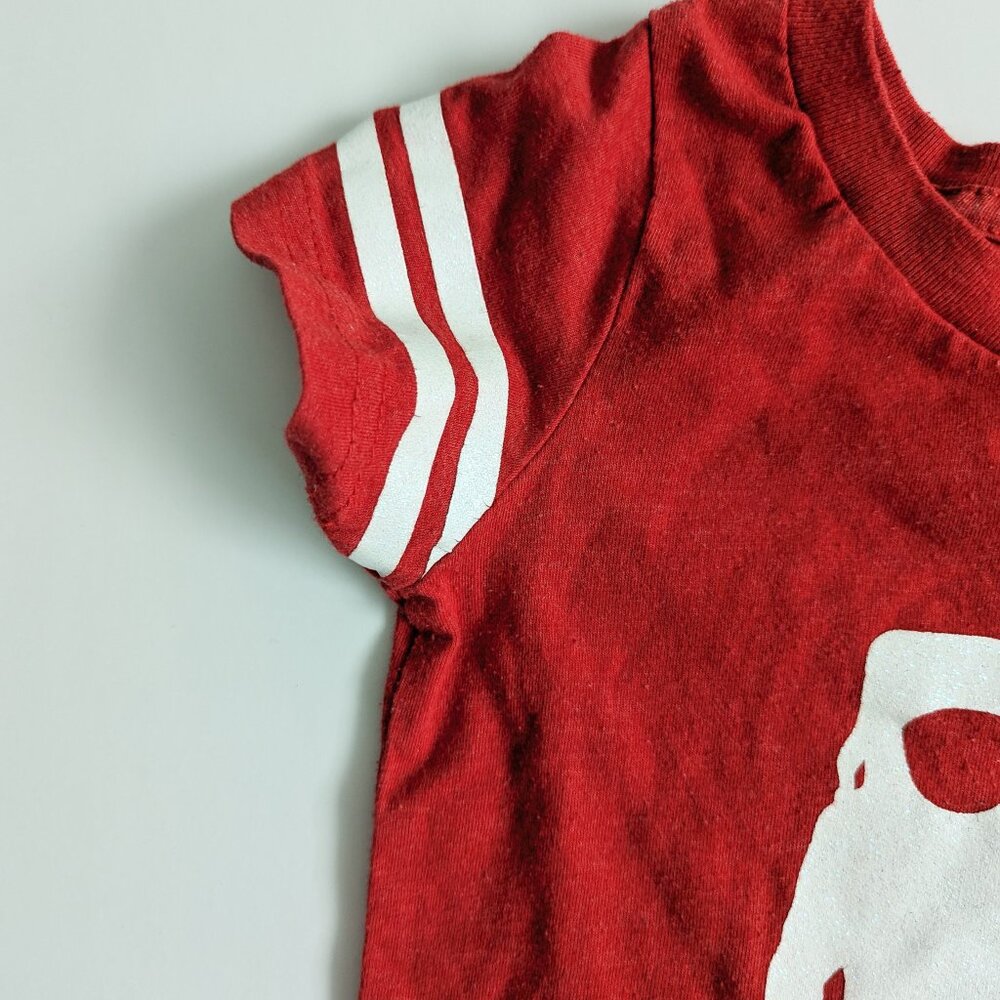 Buzz Aldrin Nasa Girls Red Tee PLAY condition 4T - Picture 5 of 8